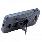 Wholesale Kyocera Hydro Wave C6740 Armor Hybrid Stand Case (Black)